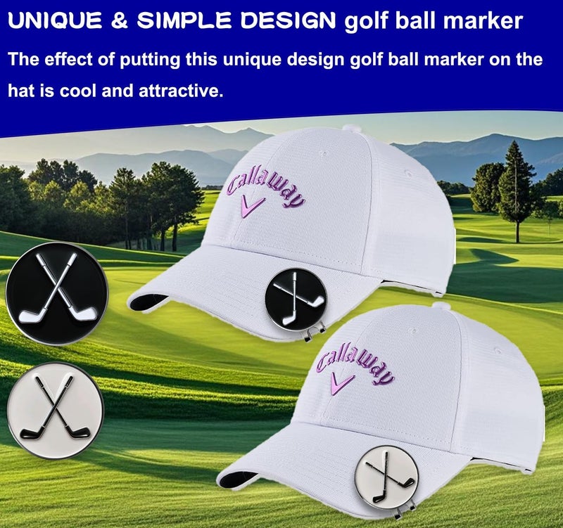 Adhere Golf Ball Markers Personlized Logo Enamel with A Strong Magnetic Hat Clips A Premium Golf Gifts for Golfer - Image 3